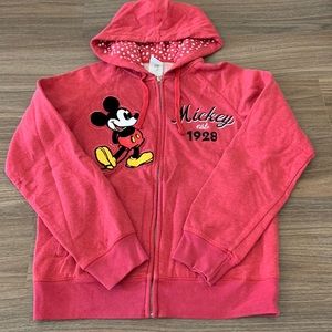 Disney Mickey Mouse Zipper Sweatshirt